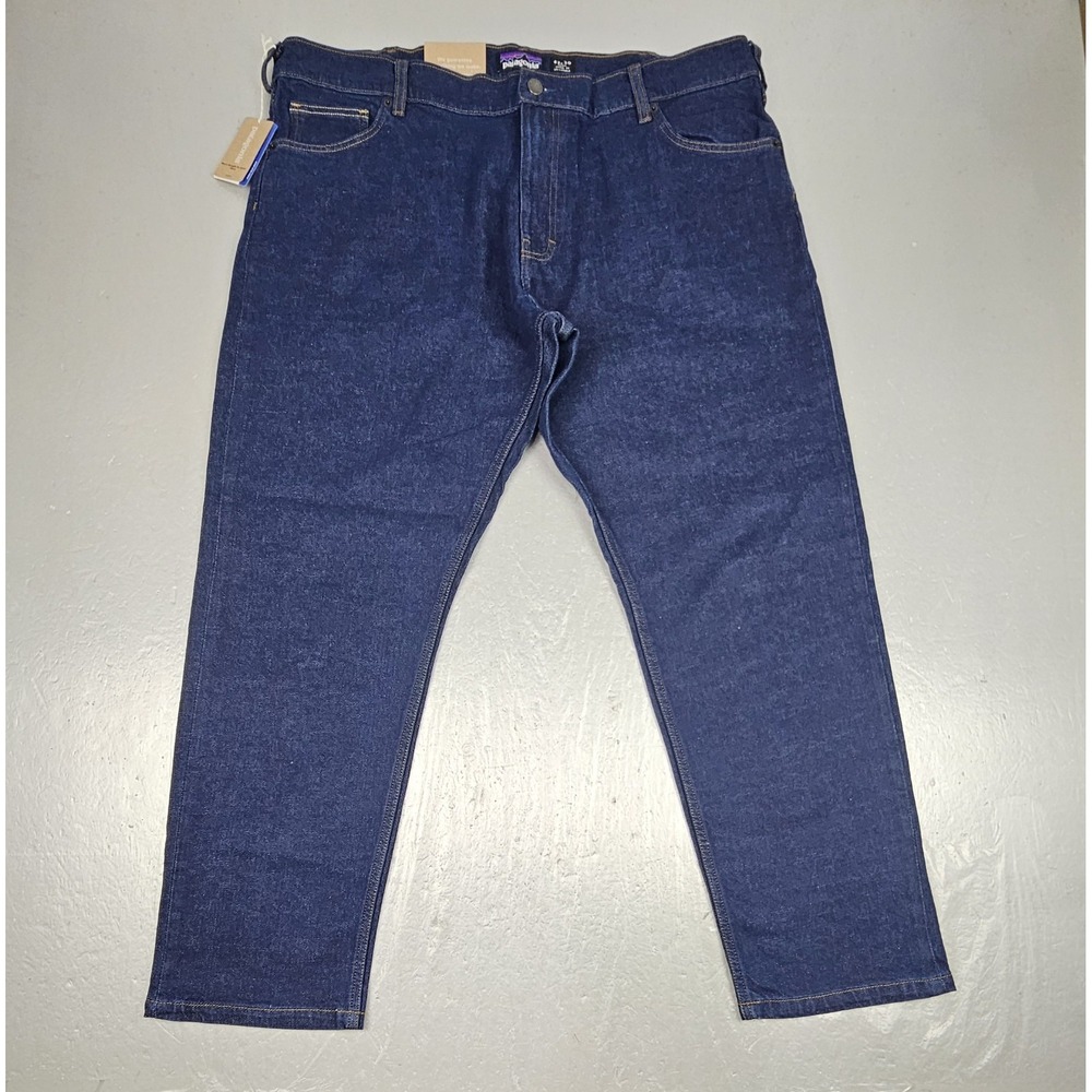 NWT Patagonia Jeans Mens 42x29 Straight Fit Dark Wash Outdoor Casual Denim